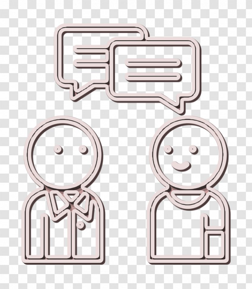 Linear Communication Icon Conversation - Text - Gesture Line Art Transparent PNG