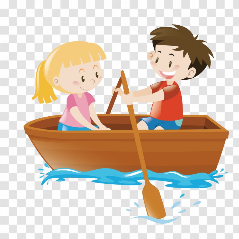 Rowing Boat Clip Art - Shutterstock - Vector Lake Transparent PNG