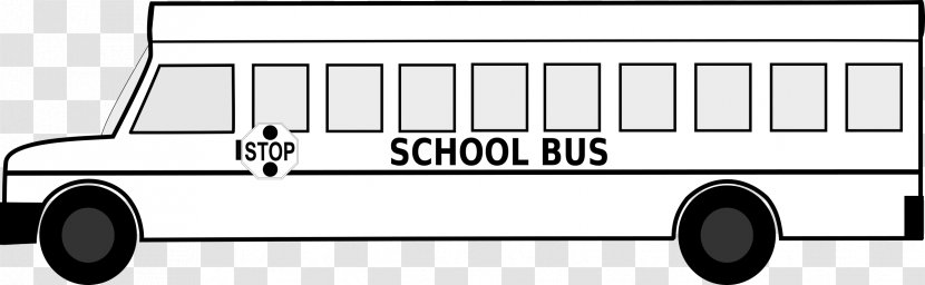 School Bus Clip Art Image - Text Transparent PNG