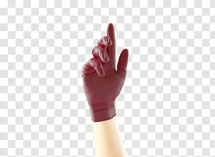 Medical Glove Nitrile Rubber Thumb - Cartoon - Disposable Gloves Transparent PNG