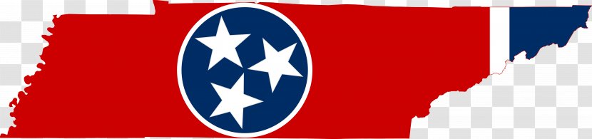 Flag Of Tennessee State Map - Fiery Clipart Transparent PNG