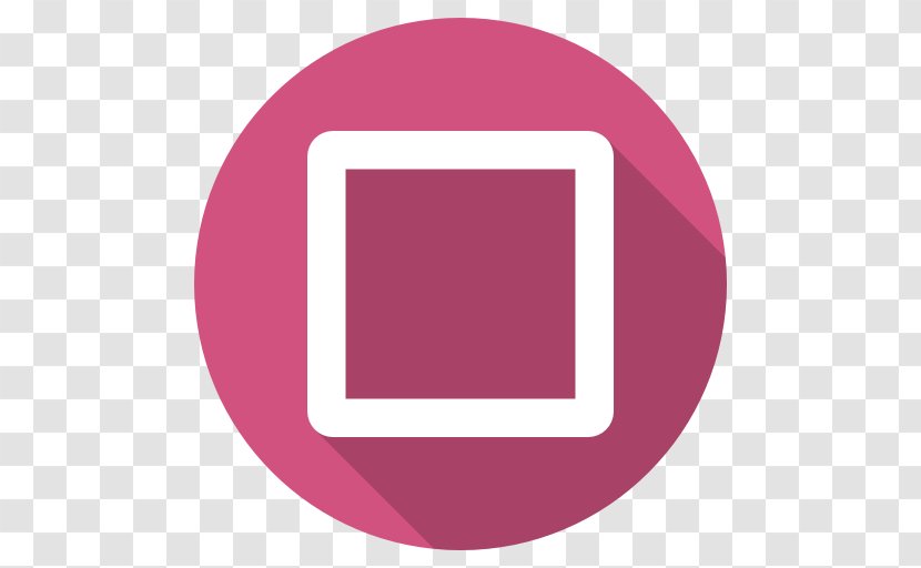 Pink Square Area Purple - Button - Playstation Transparent PNG