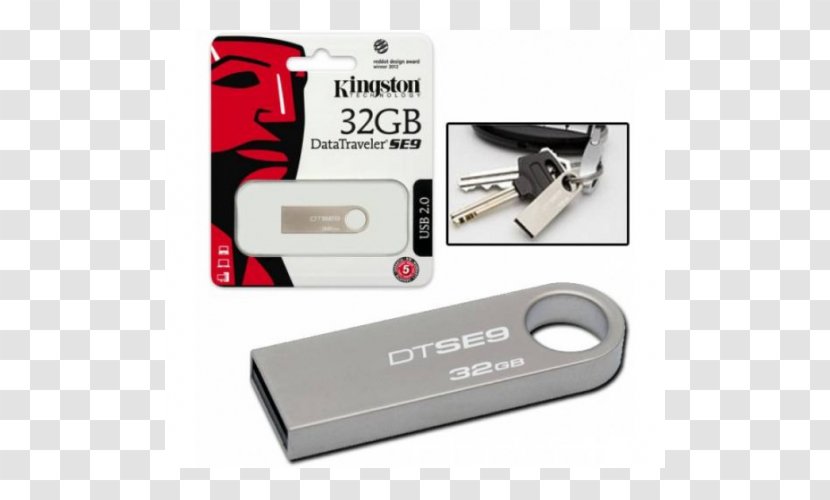 Laptop USB Flash Drives Kingston Technology DataTraveler SE9 Transparent PNG