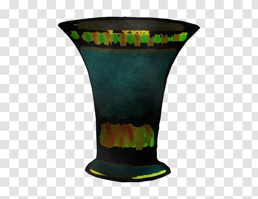 Green Flowerpot Vase Leaf Artifact Transparent PNG