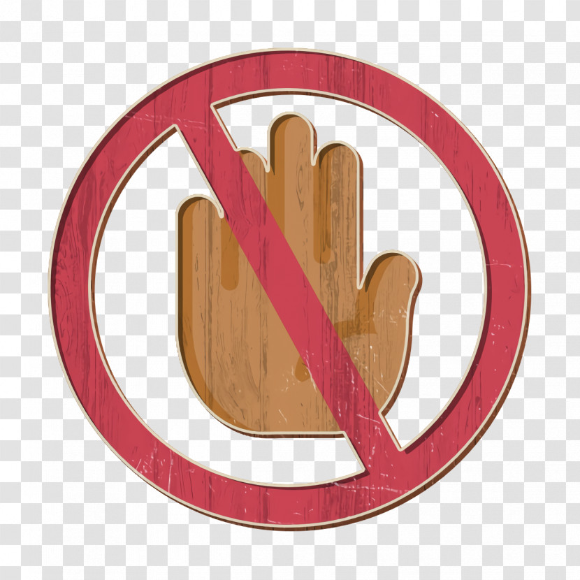 No Touch Icon Forbidden Icon Signals & Prohibitions Icon Transparent PNG