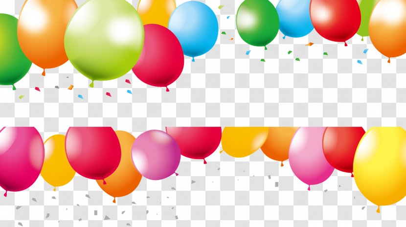 Balloon Web Banner Birthday - Advertising - Creative Colored Balloons Transparent PNG