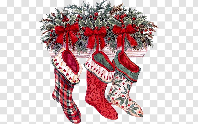 Christmas Stockings Santa Claus - Gfycat Transparent PNG