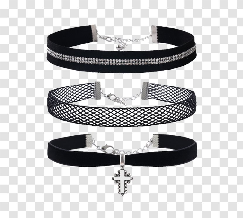 Belt Jewellery Necklace Choker Leash - Crucifix Transparent PNG