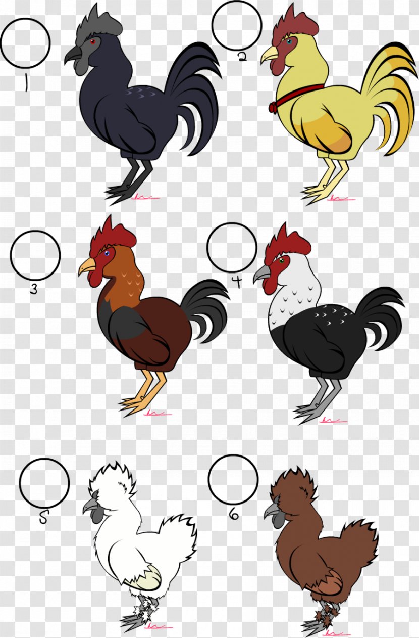 Rooster Chicken Clip Art Illustration Pattern - Fowl Transparent PNG