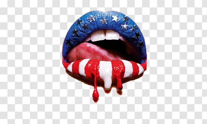 Encino Independence Day Flag Of The United States Party July 4 - Lips Transparent PNG