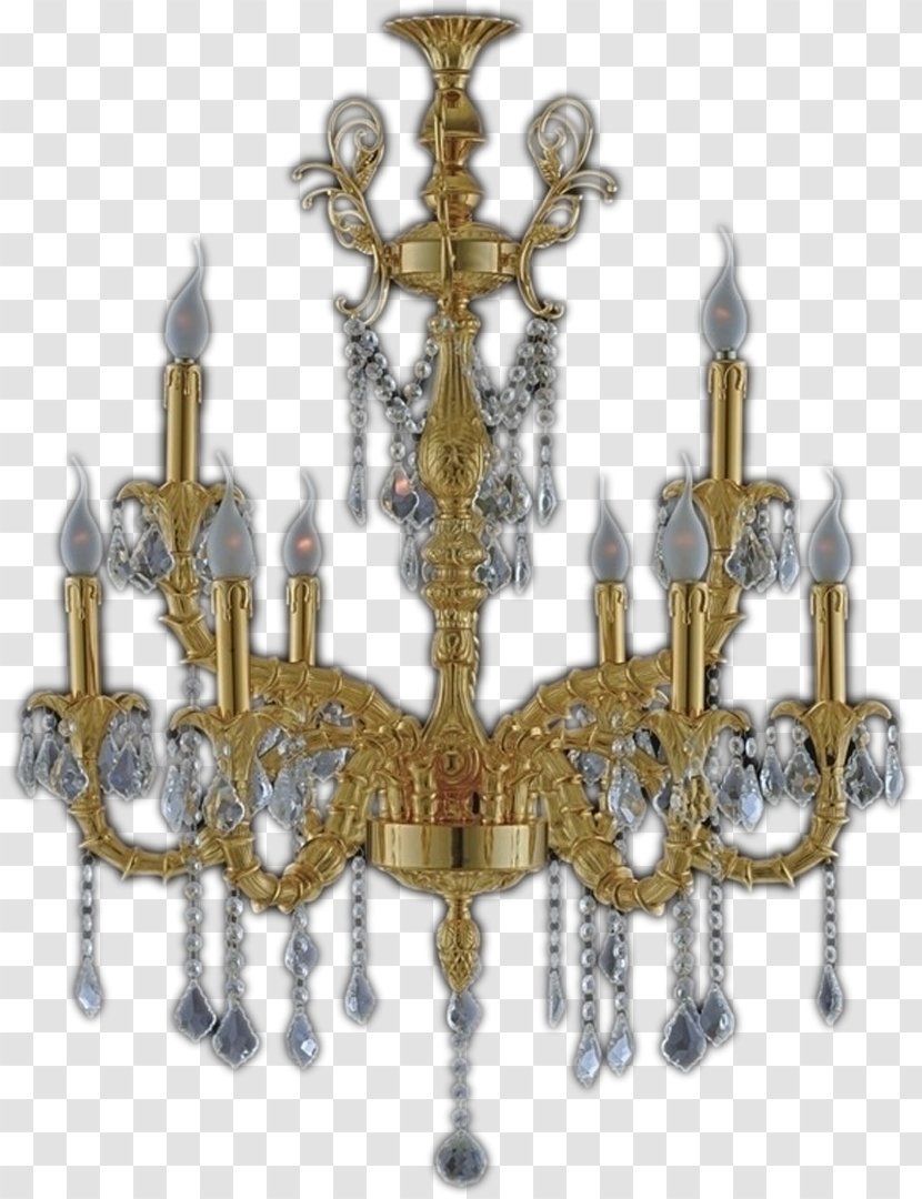 Chandelier Yellow Gold Lamp - Lighting - Luxury Crystal In Kind Promotion Transparent PNG