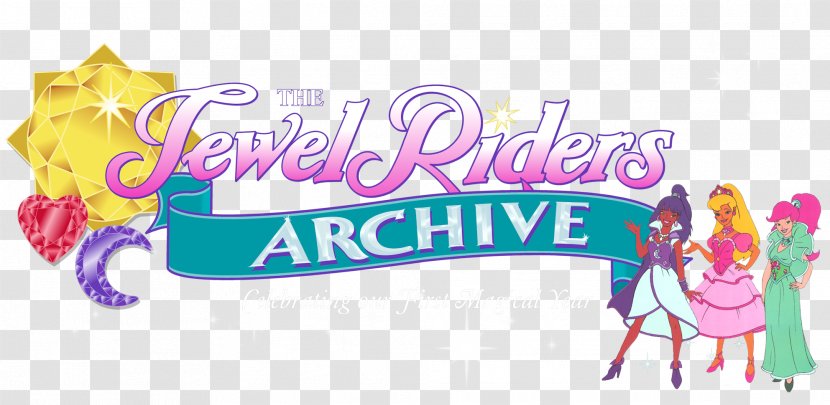 Unicorn Logo Character Font - Princess Gwenevere And The Jewel Riders Transparent PNG