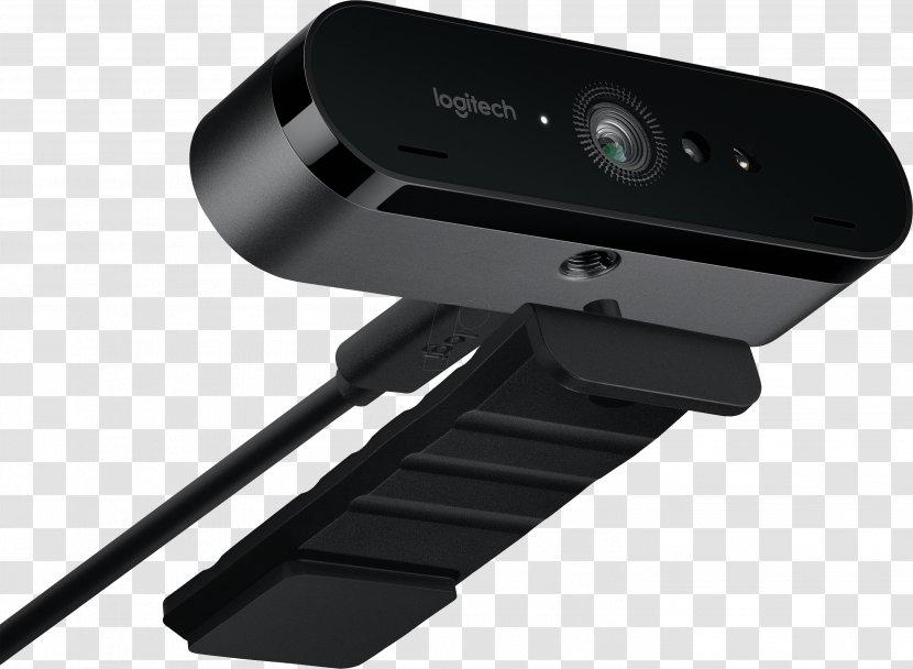 Webcam Camera Logitech Ultra-high-definition Television High-dynamic-range Imaging - Tripod - Web Transparent PNG