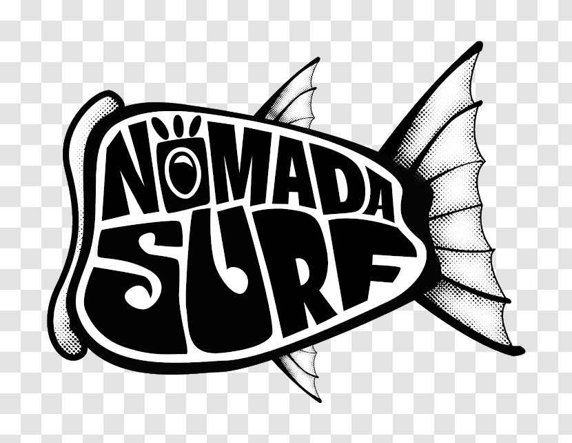 Logo Surfing Surfboard Wind Wave Brand - Black And White Transparent PNG