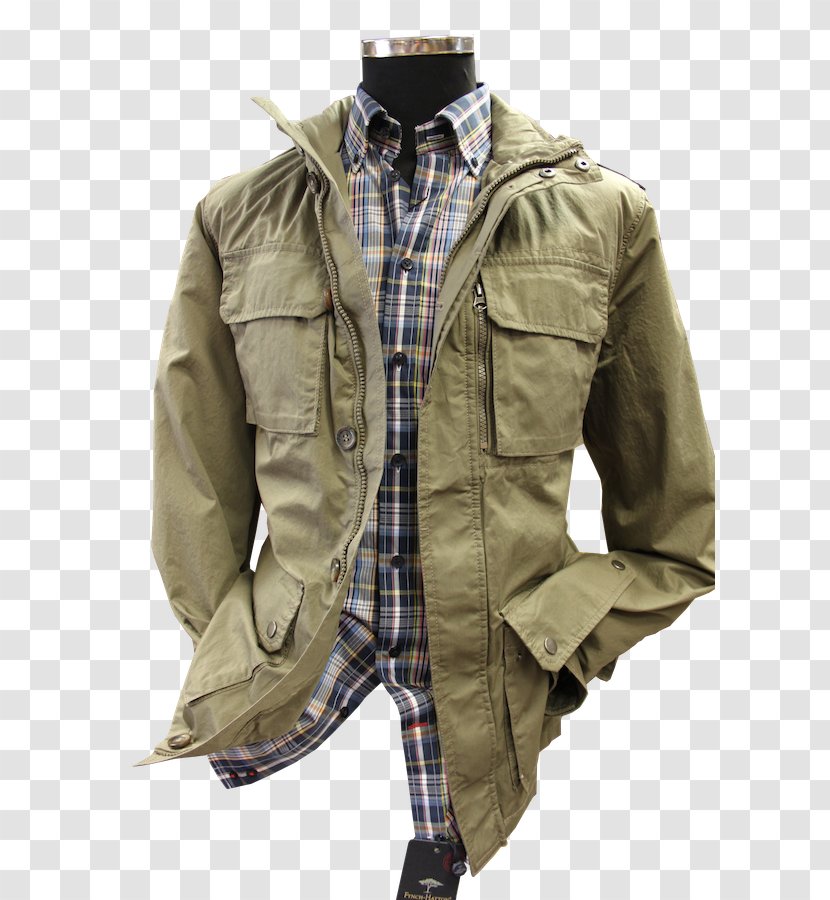 Jacket Khaki - Plaid Transparent PNG