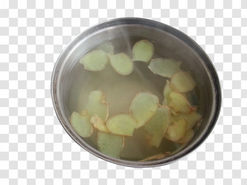 Ginger Tea Vegetarian Cuisine Fish Ball - Food - Soaked Boiled Water Transparent PNG