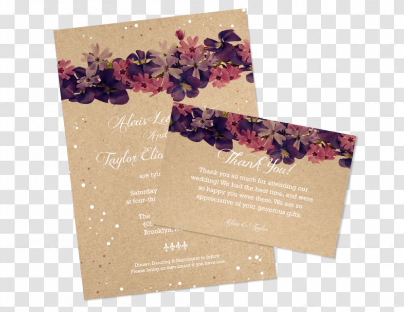 Wedding Invitation Paper Printing Business Cards Vos Faire-part - Postcard Transparent PNG