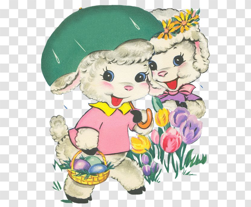 Easter Bonnet Greeting & Note Cards Egg - Toddler - Lamb Transparent PNG