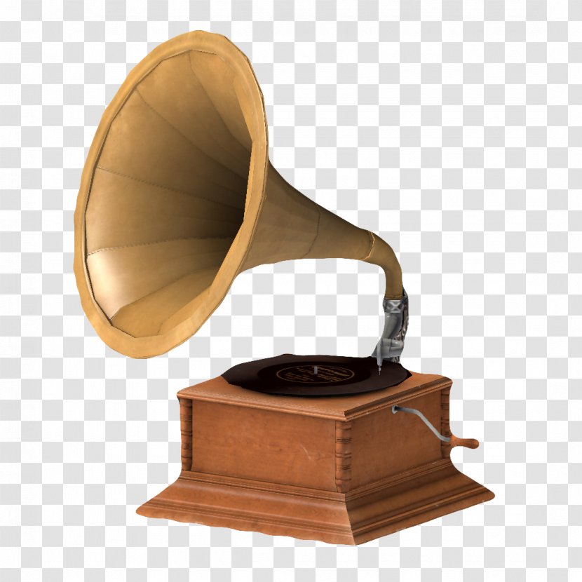 Phonograph Horn Copper Brass - Musical Instrument - Gramophone Transparent PNG