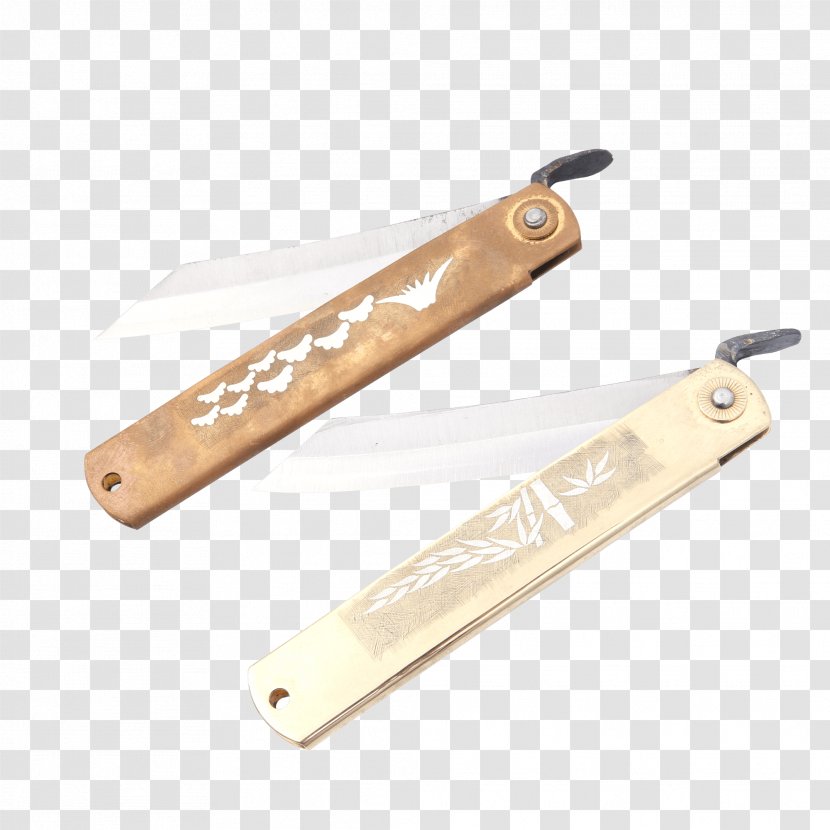 Pocketknife Mount Fuji Tool - Bronze - Pocket Knife Transparent PNG