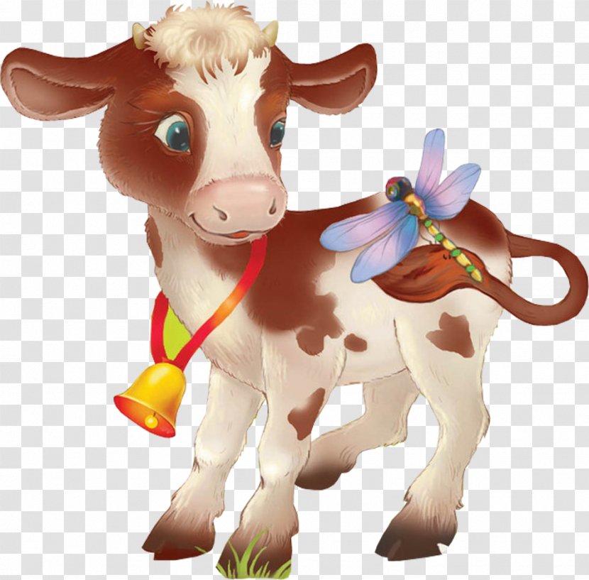 Drawing Cartoon Idea - Organism - Vache Transparent PNG