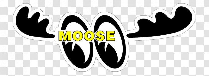 Bumper Sticker Brand Logo Moose - Text - Left Eye Transparent PNG