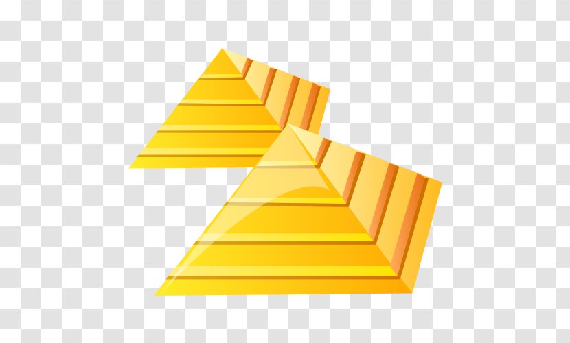 Egyptian Pyramids Ancient Egypt - Triangle - Vector Transparent PNG