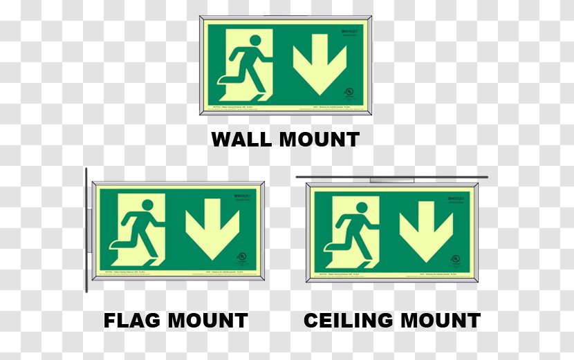 Exit Sign ISO 7010 Pictogram Emergency Norm - Ulc Standards Transparent PNG