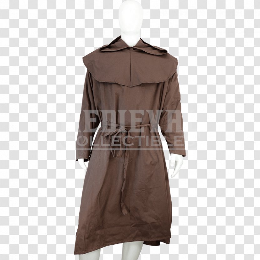 Robe Monk's Spade Cowl Clothing - Monk Transparent PNG
