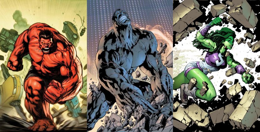 Hulk Doc Samson Thunderbolt Ross Rick Jones Halkas - Incredible Transparent PNG