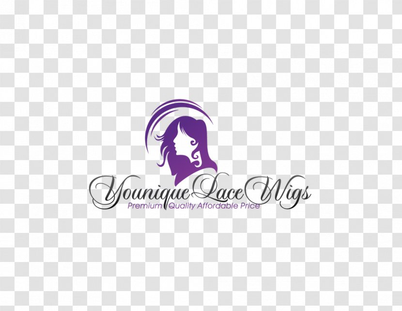 Logo Brand Font - Purple - Blonde Lace Transparent PNG