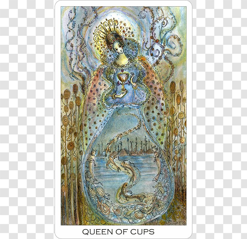 Paulina Tarot Queen Of Cups Rider-Waite Deck Suit - Tower Transparent PNG