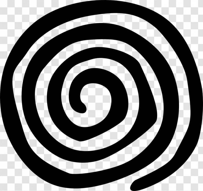 Spiral Clip Art - Monochrome Transparent PNG