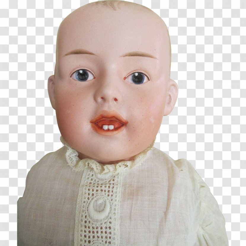 Cheek Mannequin Chin Jaw Forehead - Child - Bisque Doll Transparent PNG