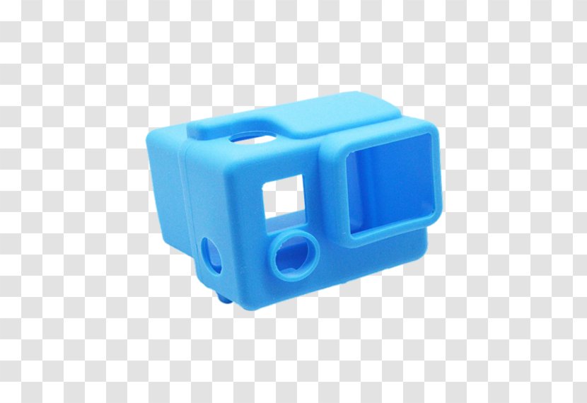 GoPro Silicone Plastic Kamerov.cz - Blue Transparent PNG