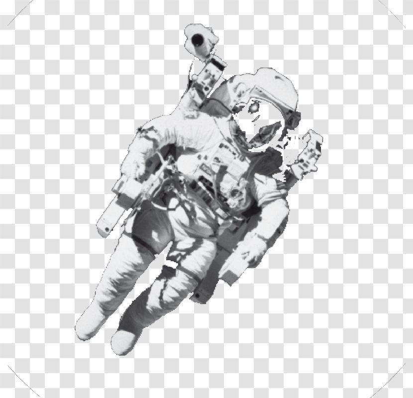 School Holiday Fun: Space Collage (7-11yrs) Astronaut Exploration Mathematics - Black And White Transparent PNG