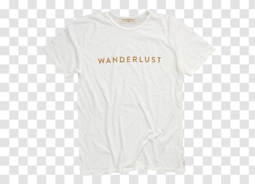 Printed T-shirt Sleeve Top - White Transparent PNG
