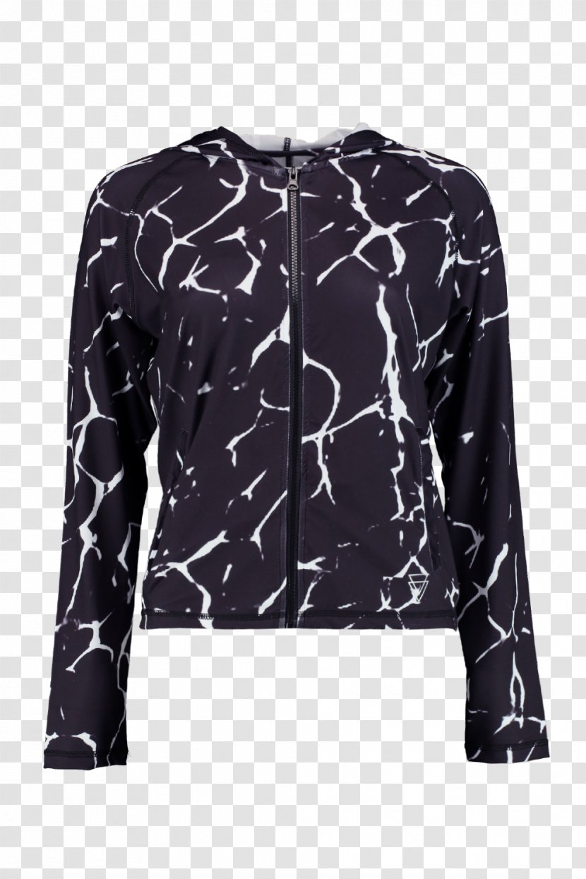 Sleeve Jacket Outerwear Neck - Black M Transparent PNG
