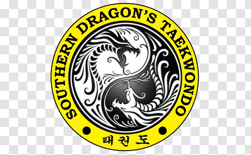 Chinese Dragon Yin And Yang White Black Transparent PNG