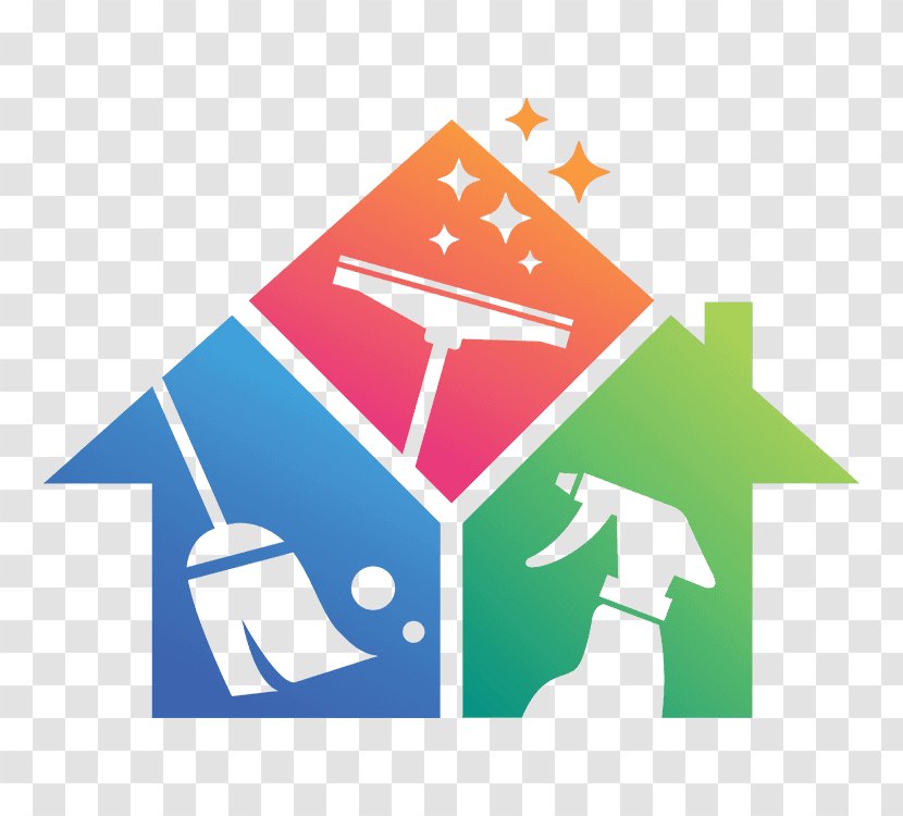 Cleaner Maid Service Commercial Cleaning Logo - Royaltyfree - Design Transparent PNG