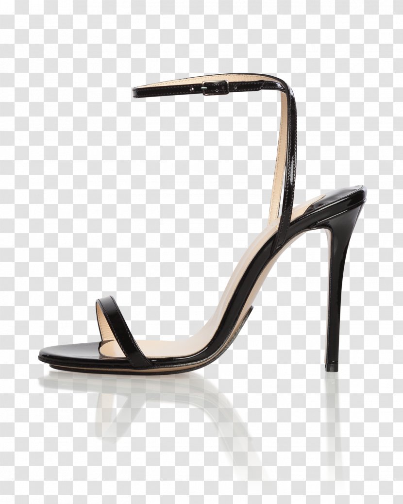 Sandal Shoe - Pump - Black Leather Shoes Transparent PNG