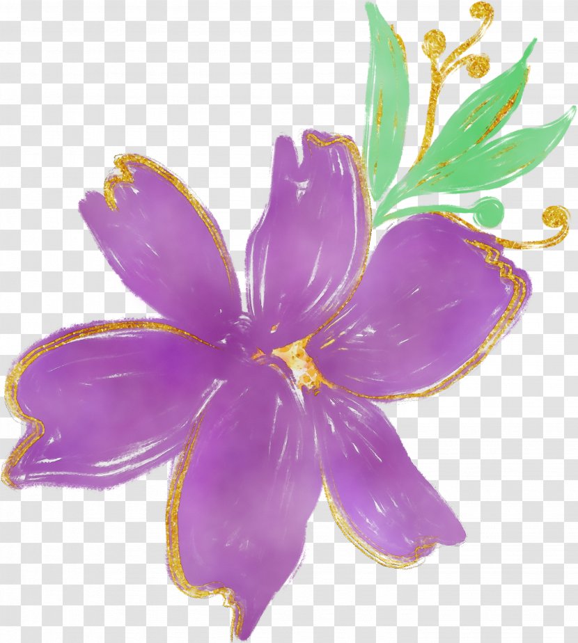 Flower Crocus Easter Lily Blue Gardening - Herbaceous Plant Melastome Family Transparent PNG
