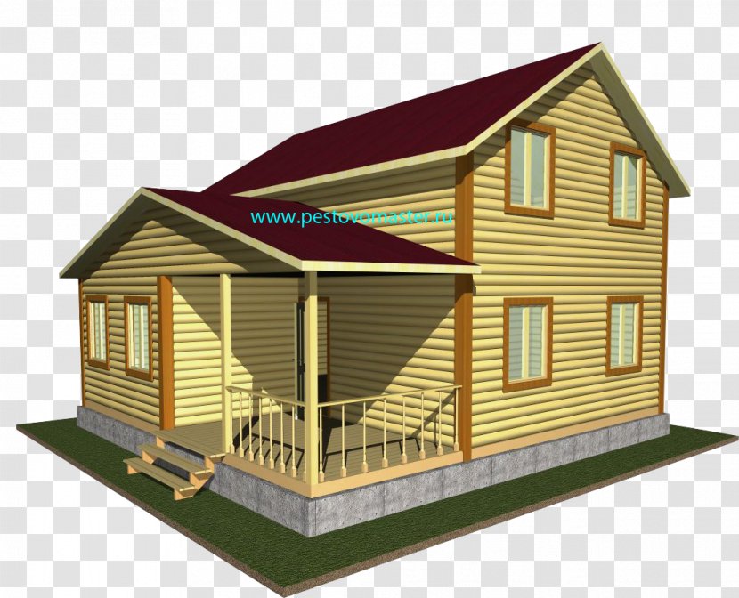 Cottage House Siding Log Cabin Facade - Home Transparent PNG