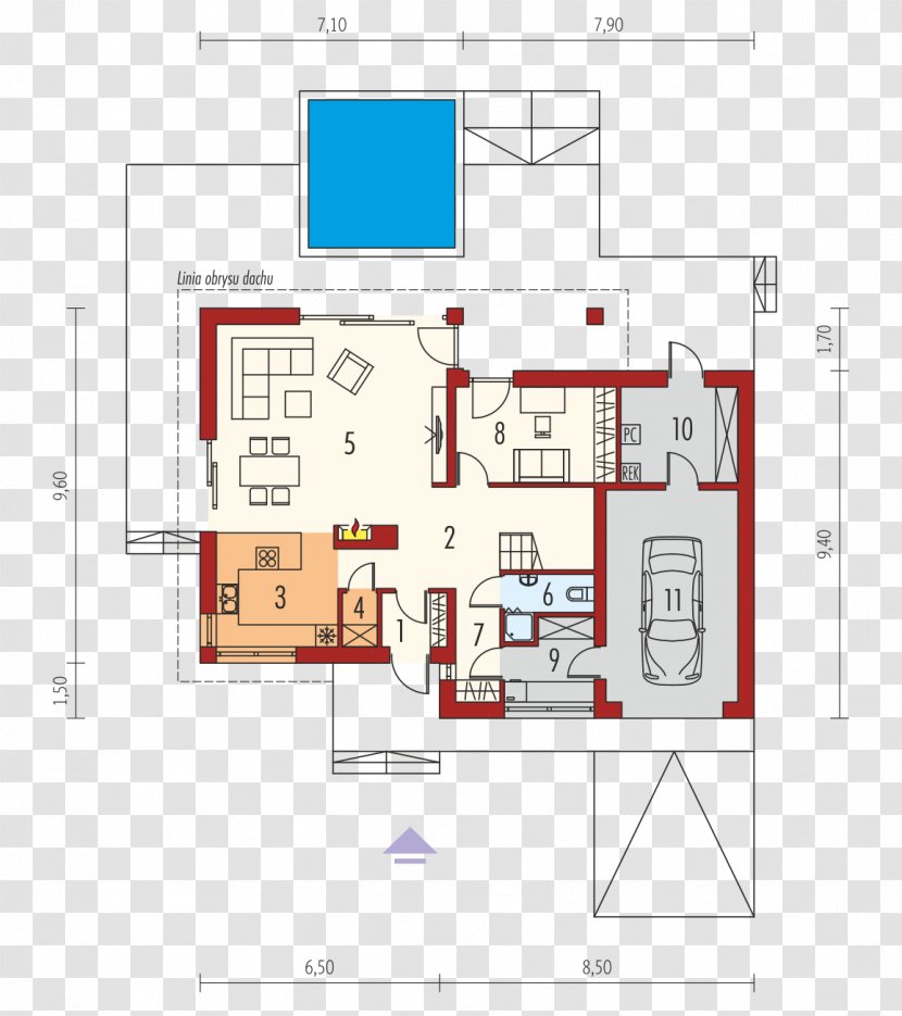 House Plan Architecture Altxaera Facade - Barndominium - Plots Transparent PNG