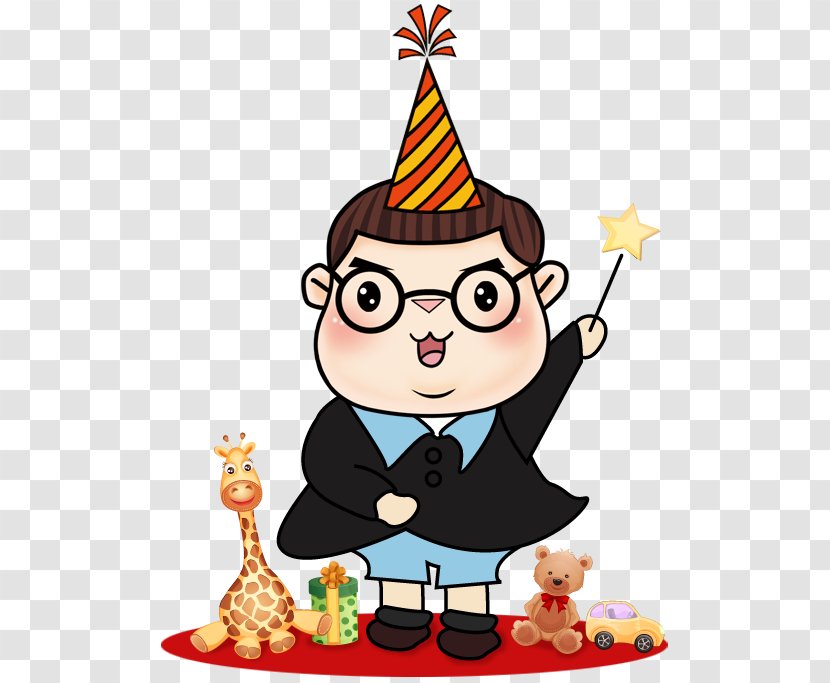 Happy Birthday To You Cartoon Illustration - Fictional Character Transparent PNG