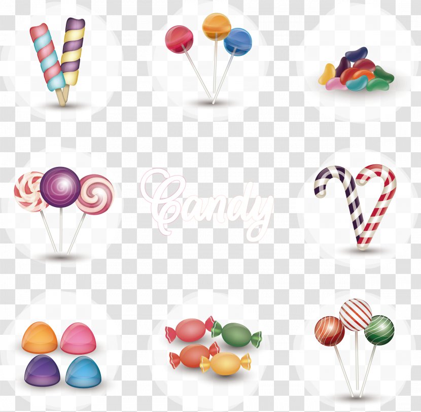 Ice Cream Lollipop Bakery Candy Cane Cupcake - Brochure - Vector Transparent PNG