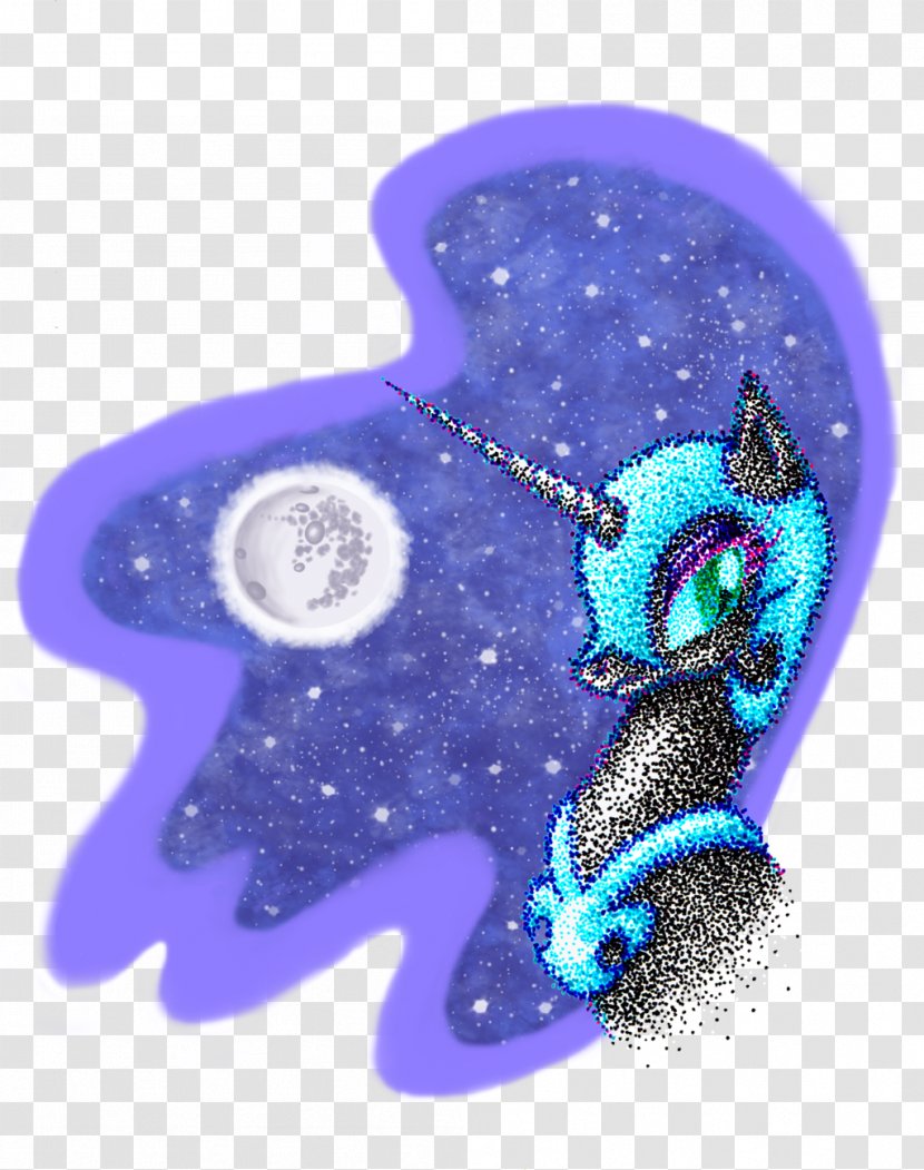 Princess Luna Moon Purple Turquoise DeviantArt Transparent PNG