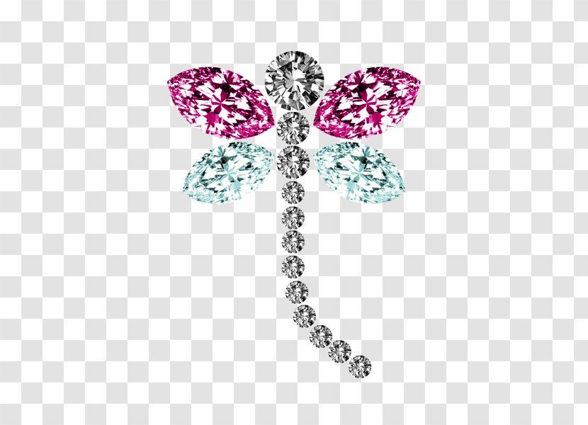 Dragonfly Decoration - Pollinator - Pink Transparent PNG