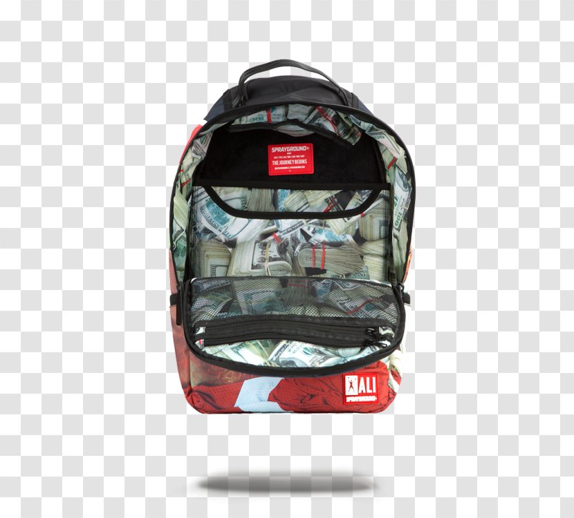 Backpack Bag Boxing Float Like A Butterfly, Sting Bee. Zipper - Muhammad Ali Transparent PNG