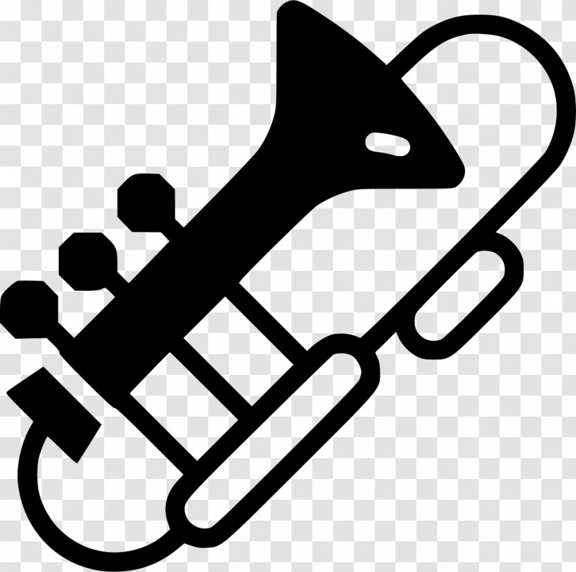 Orchestra Musical Instruments Trombone - Silhouette Transparent PNG